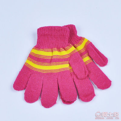 冬日保暖必備 奧聞S1029針織五指魔術手套，時尚與實用兼具